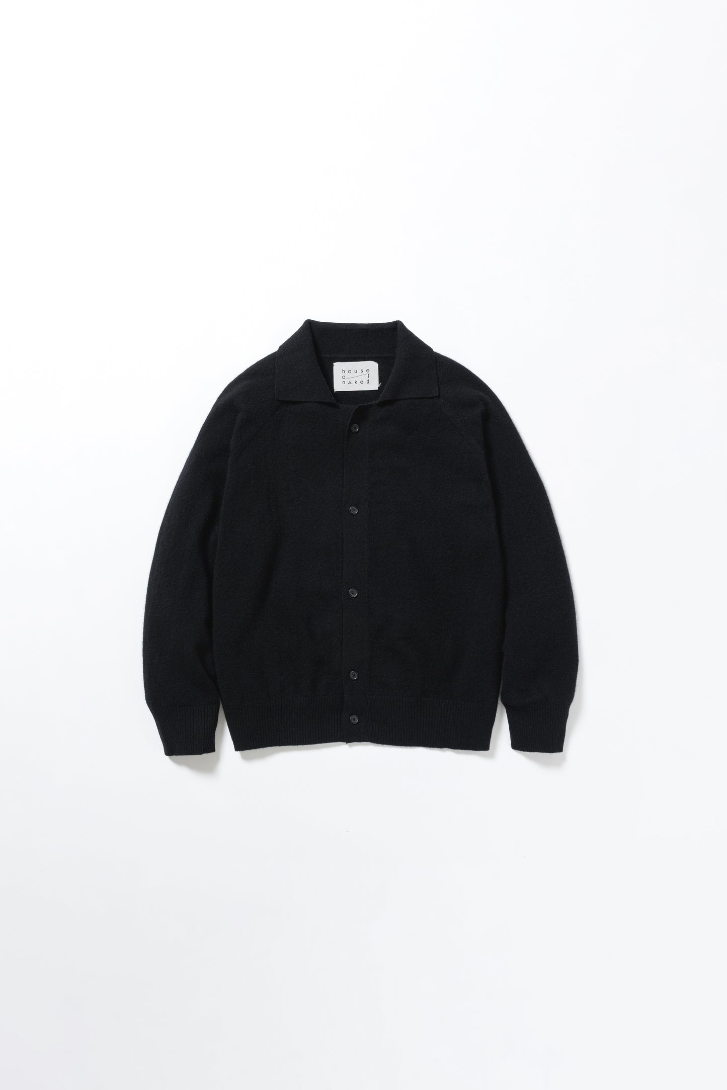 INNER MONGORIAN CASHMERE GARDIGAN I - BLACK