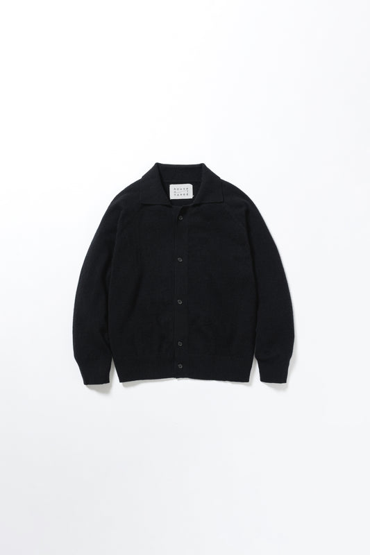 INNER MONGORIAN CASHMERE GARDIGAN I - BLACK