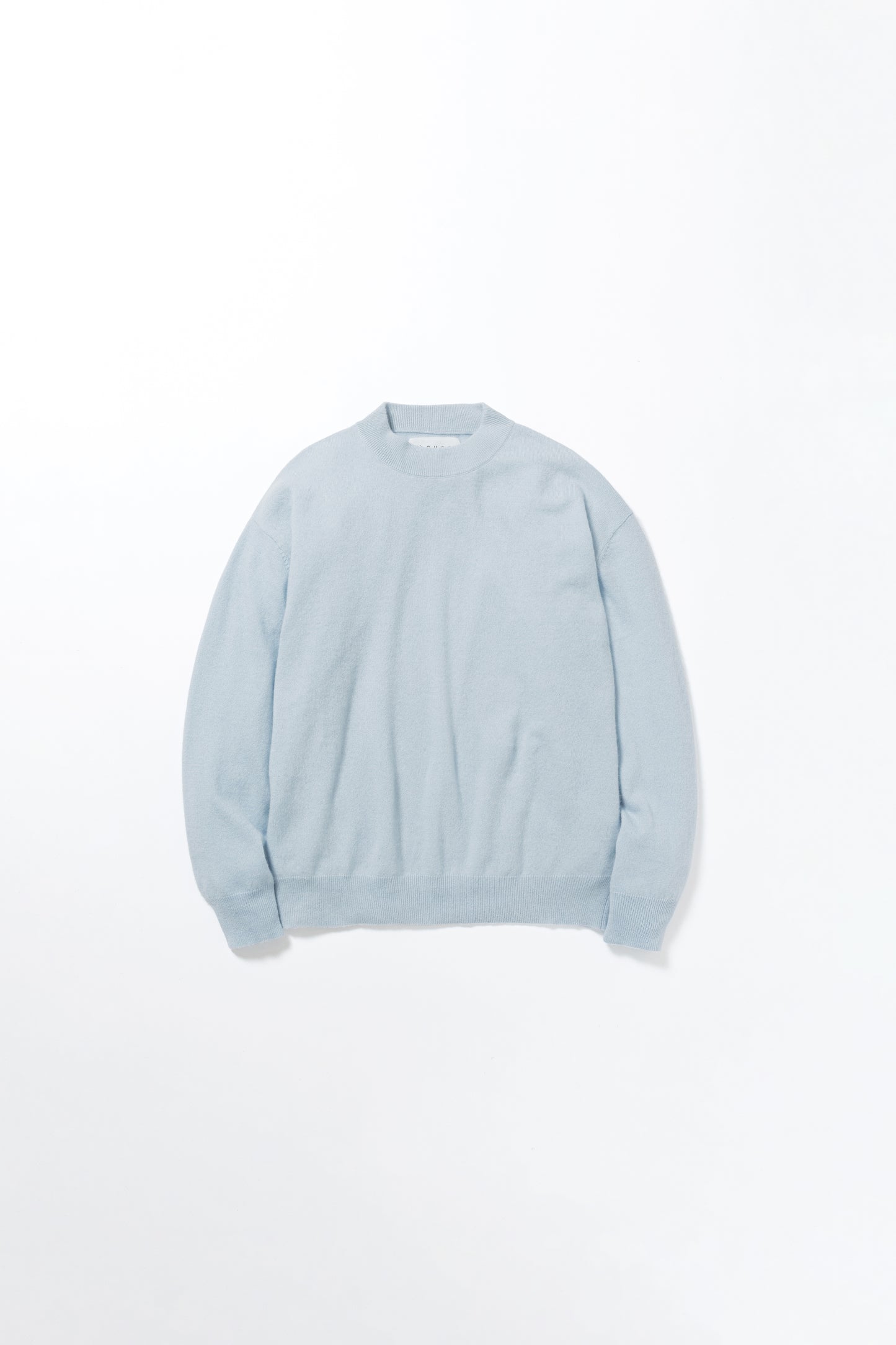 INNER MONGORIAN CASHMERE CREWNECK PULLOVER I - SAXE BLUE