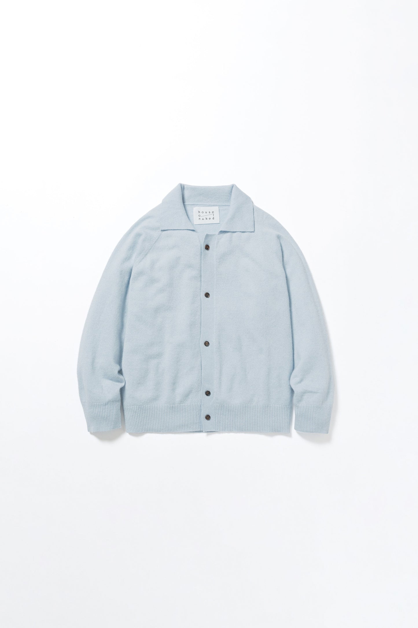 INNER MONGORIAN CASHMERE GARDIGAN I - SAXE BLUE