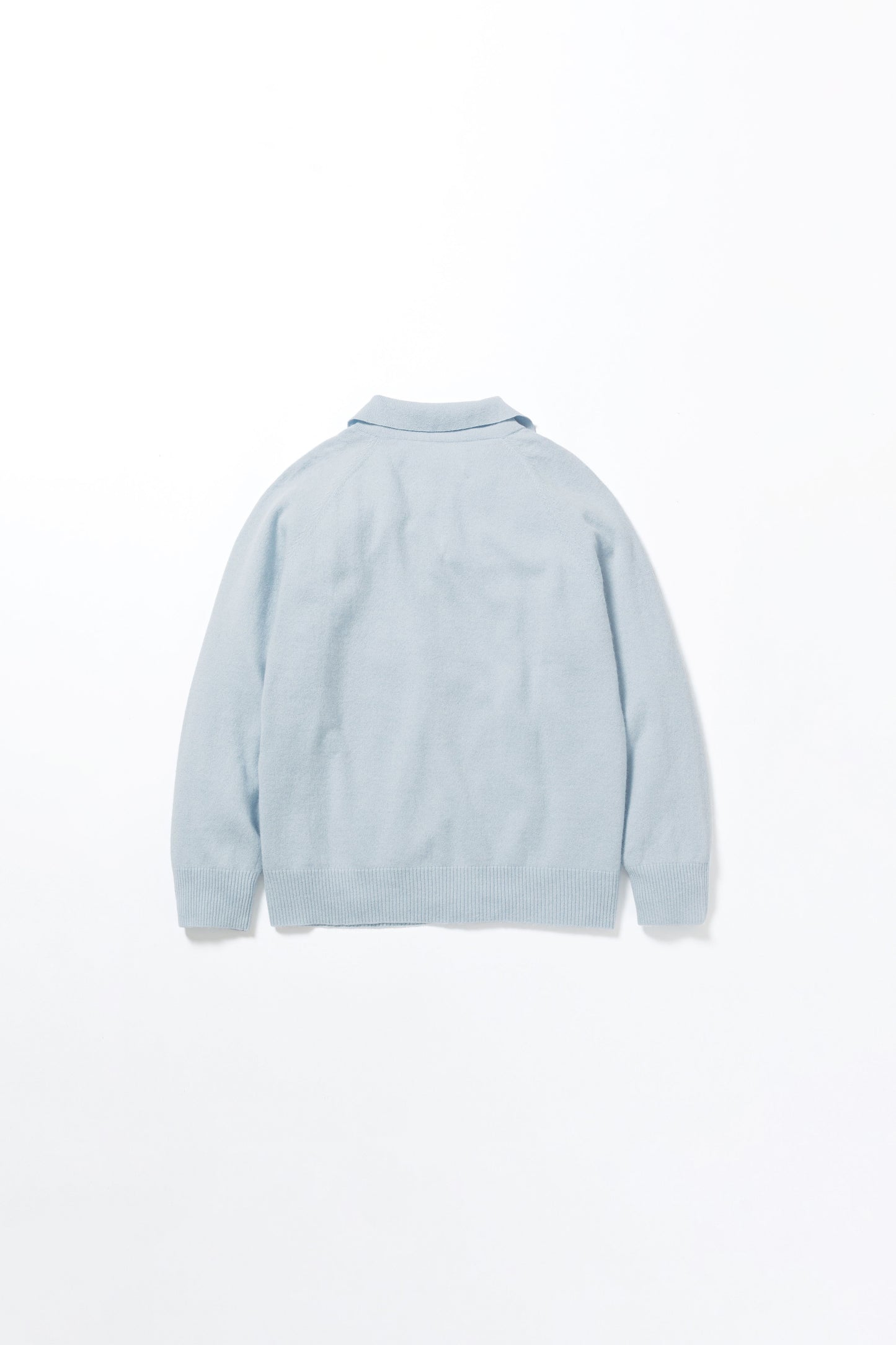 INNER MONGORIAN CASHMERE GARDIGAN I - SAXE BLUE