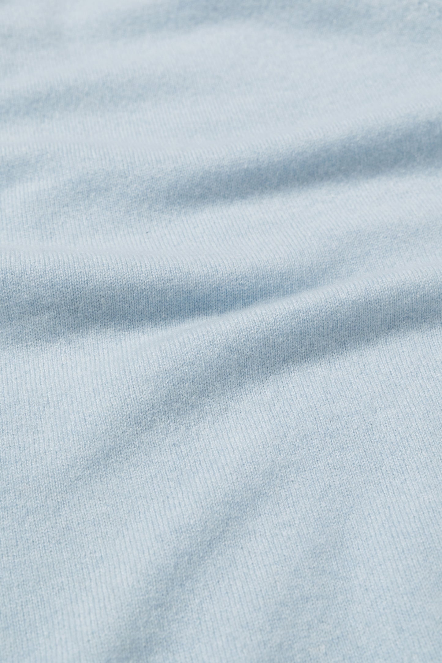 INNER MONGORIAN CASHMERE CREWNECK PULLOVER I - SAXE BLUE